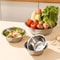 Large Capacity Stainless Steel Mixing Bowl Salad Kneading Bowl 12