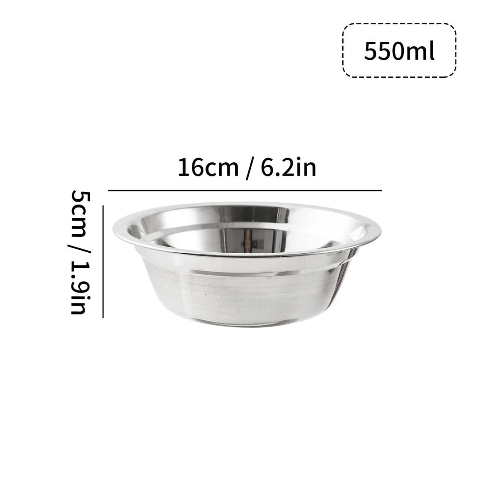 Large Capacity Stainless Steel Mixing Bowl Salad Kneading Bowl 2