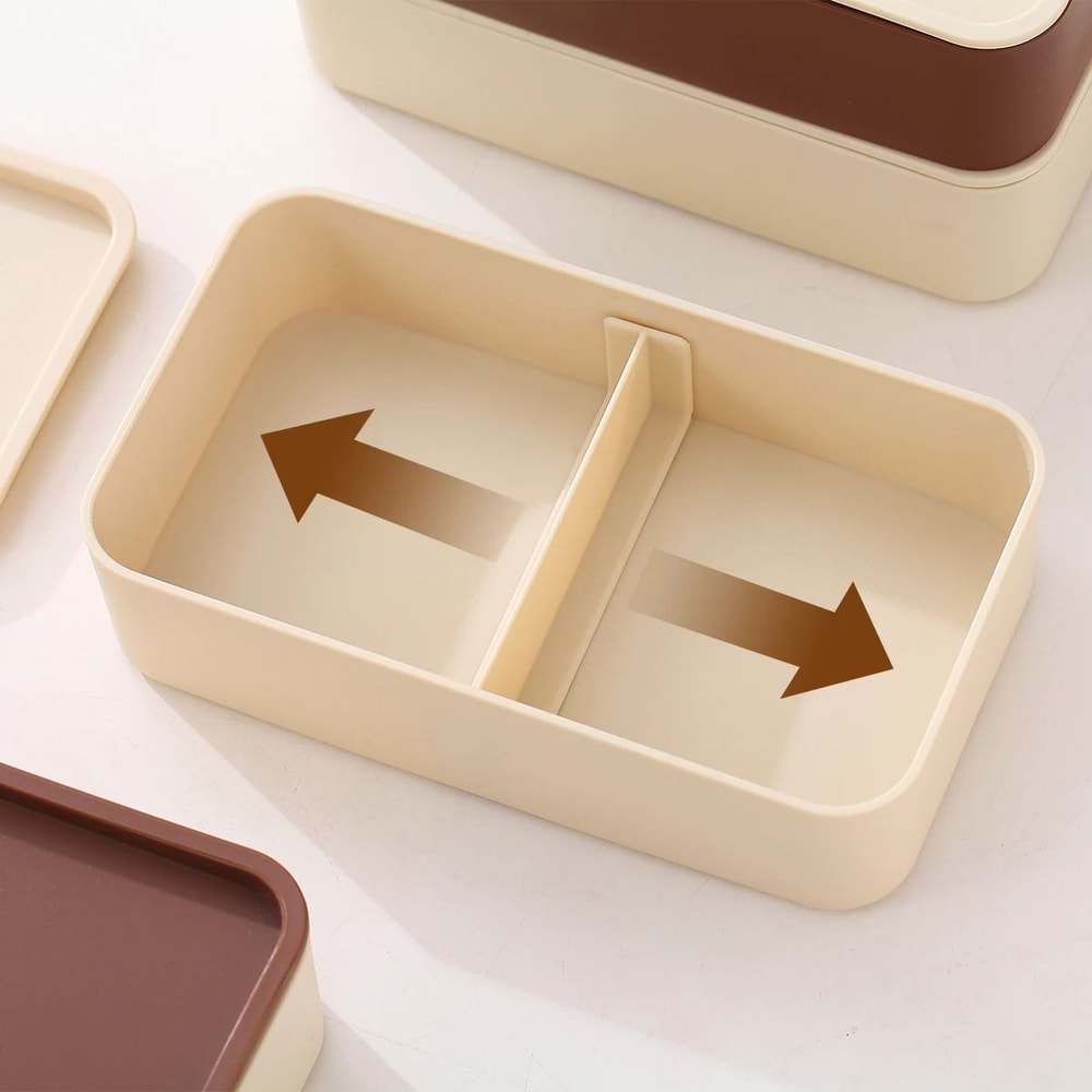 Divided Lunch Container Microwave Safe Large Capacity Sealed Bento Box 10