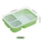Divided Bento Lunch Box Microwave Safe 3 Compartment Portable Food Container 4