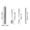 Portable Stainless Steel Cutlery Set With Case Fork Spoon Chopsticks 1