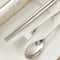Portable Stainless Steel Cutlery Set With Case Fork Spoon Chopsticks 5