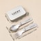 Folding Cutlery Set Portable Stainless Steel Camping Dinnerware With Case 5