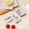 Folding Cutlery Set Portable Stainless Steel Camping Dinnerware With Case 8