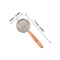 Fine Mesh Stainless Steel Strainer Flour Sieve And Oil Skimmer Spoon 1