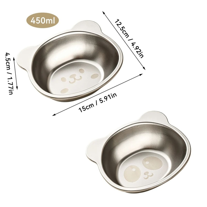 Stainless Steel Kids Bowl Cartoon Fruit Salad Dinner Bowl For Children 5