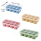 Mini Silicone Ice Cube Tray With Lid Square Ice Mold For Cold Drinks 5