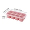 Mini Silicone Ice Cube Tray With Lid Square Ice Mold For Cold Drinks 2