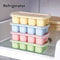 Mini Silicone Ice Cube Tray With Lid Square Ice Mold For Cold Drinks 7