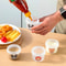 Reusable Mini Sauce Container Clear Sealed Portable Sauce Cup With Handle 13