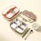 Stainless Steel Divided Lunch Container Large Capacity Bento Lunch Box Set 11