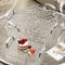 Transparent Plastic Serving Tray With Double Handles Decorative Storage Tray 11