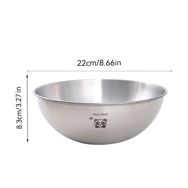 Stainless Steel Mixing Bowl With Scale Large Capacity Kneading Dough Bowl 2