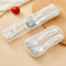 Kids Stainless Steel Cutlery Set Training Chopsticks Spoon And Fork 12