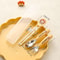 Kids Stainless Steel Cutlery Set Training Chopsticks Spoon And Fork 10