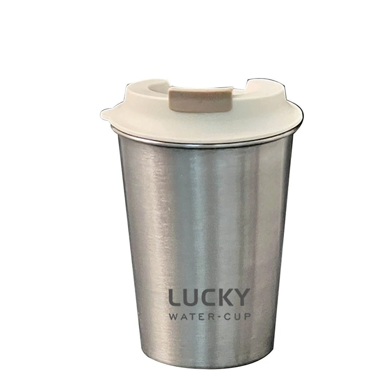 Stainless Steel Coffee Cup Portable Sealed Water Tumbler With Lid 2