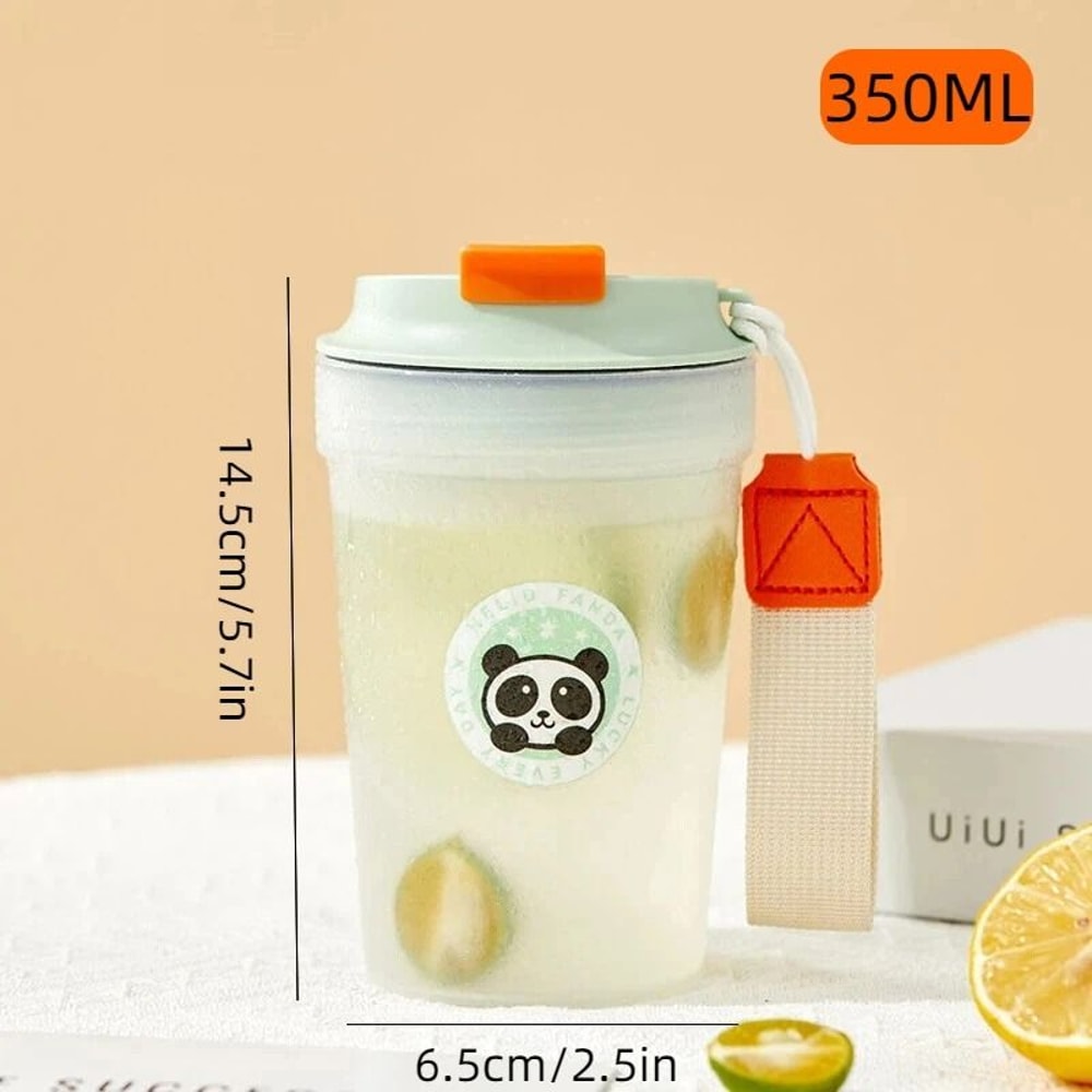 Portable Plastic Water Bottle With Rope Leak Proof Travel Tumbler For Kids 2