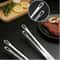 Stainless Steel Non Slip Long Handle BBQ Grill Tongs For Cooking 0