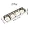 Stainless Steel Divided Seasoning Plate Reusable Sauce Dish For Kitchen And BBQ 6