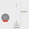 Long Handle High Pressure Toilet Plunger Pump Detachable Drain Cleaner Tool 1