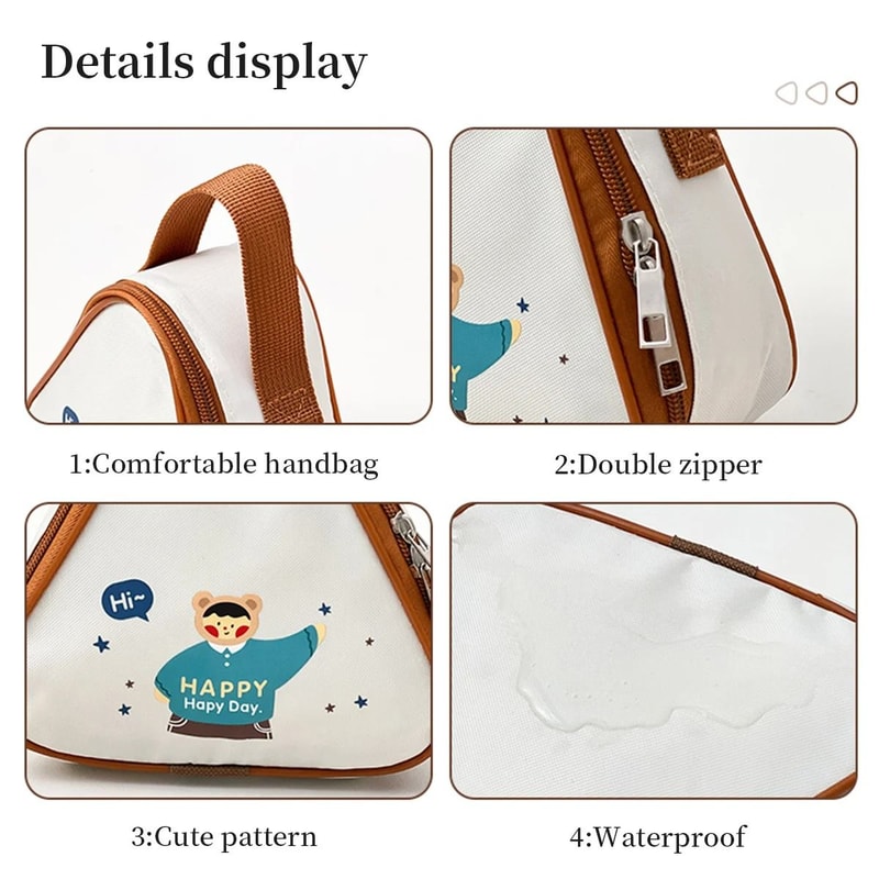 Mini Cartoon Thermal Lunch Bag Waterproof Insulated Portable Lunch Bag For Kids And Students 13