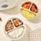 Stainless Steel Divided Salad Plate Reusable Dining Plate For Kids And Family Meals 11