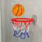 Mini Basketball Set With Wrist Strap Elastic Ball Indoor Shooting Game For Kids 4