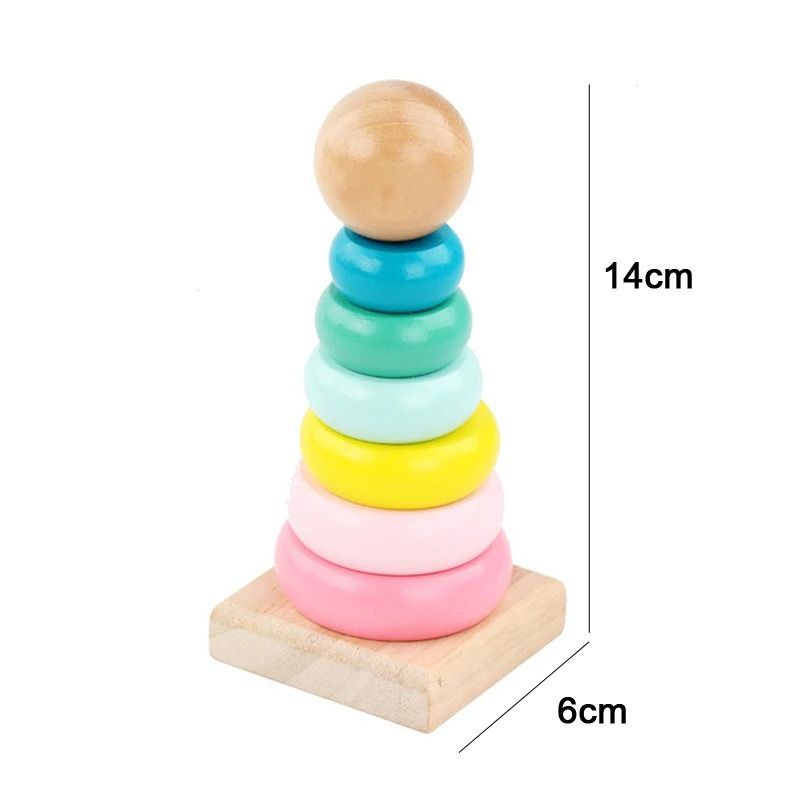 Montessori Wooden Puzzle Toy Early Learning Educational Toy For Kids 7