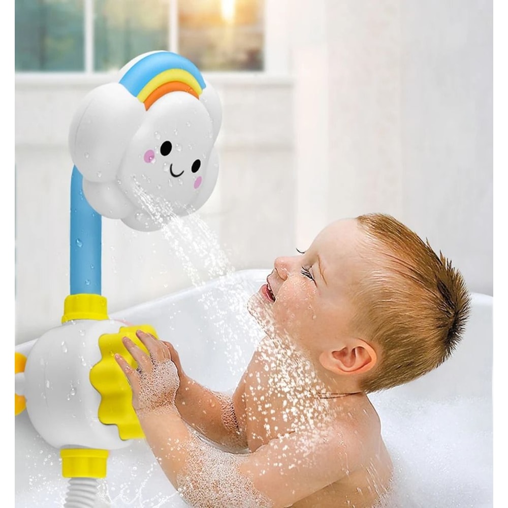 Cloud Faucet Baby Bath Toy Water Spray Sprinkler Shower Toy For Kids 2