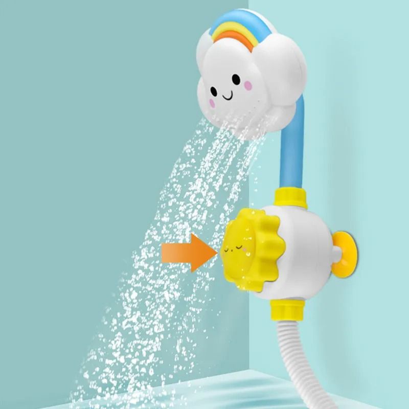 Cloud Faucet Baby Bath Toy Water Spray Sprinkler Shower Toy For Kids 3