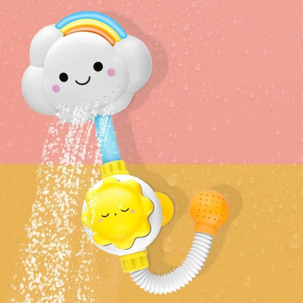 Cloud Faucet Baby Bath Toy Water Spray Sprinkler Shower Toy For Kids 7