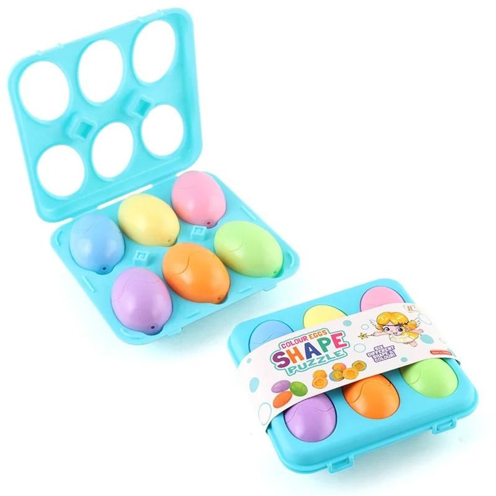 Montessori Eggs Screw Puzzle 3D Shape Matching Educational Toy For Kids 2