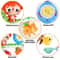 Baby Bath Wall Toy Suction Cup Water Track Shower Toy For Kids 3