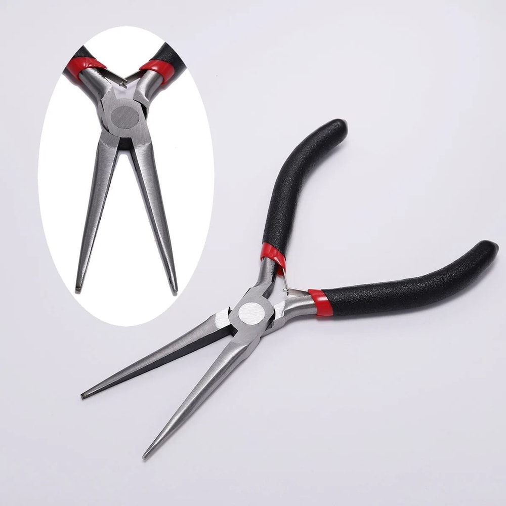 Carbon Hardened Steel Round Nose End Cutting Jewelry Making Pliers Tool 8