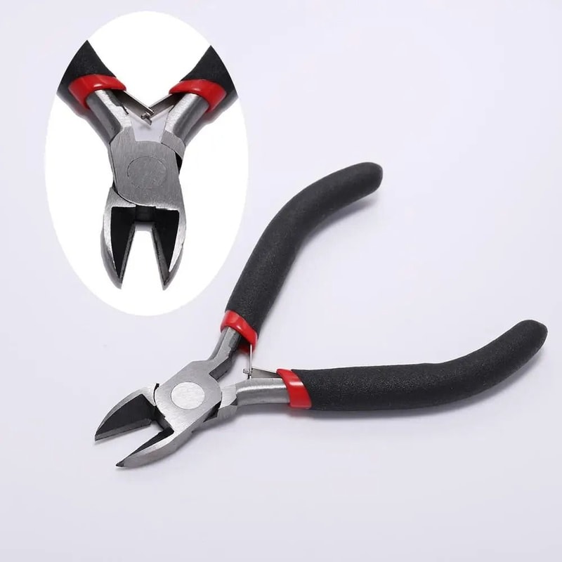 Carbon Hardened Steel Round Nose End Cutting Jewelry Making Pliers Tool 9