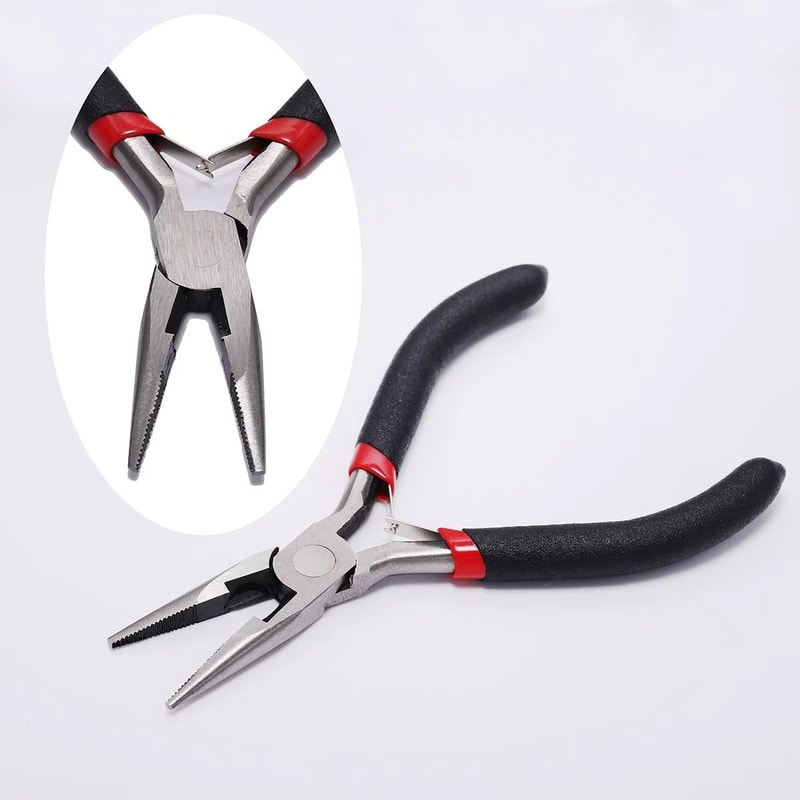 Carbon Hardened Steel Round Nose End Cutting Jewelry Making Pliers Tool 6
