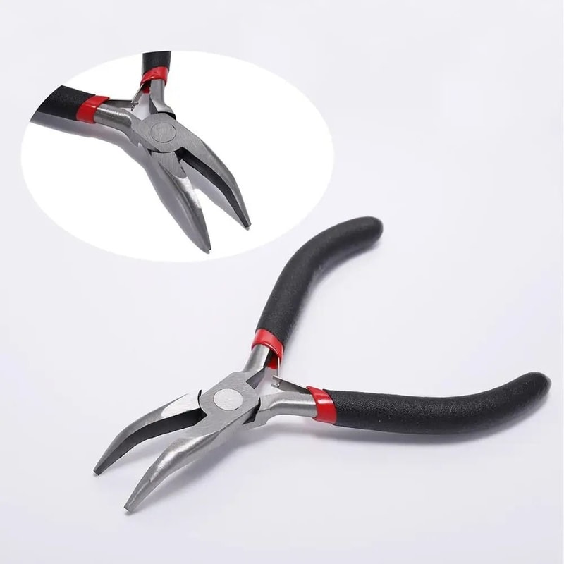 Carbon Hardened Steel Round Nose End Cutting Jewelry Making Pliers Tool 7