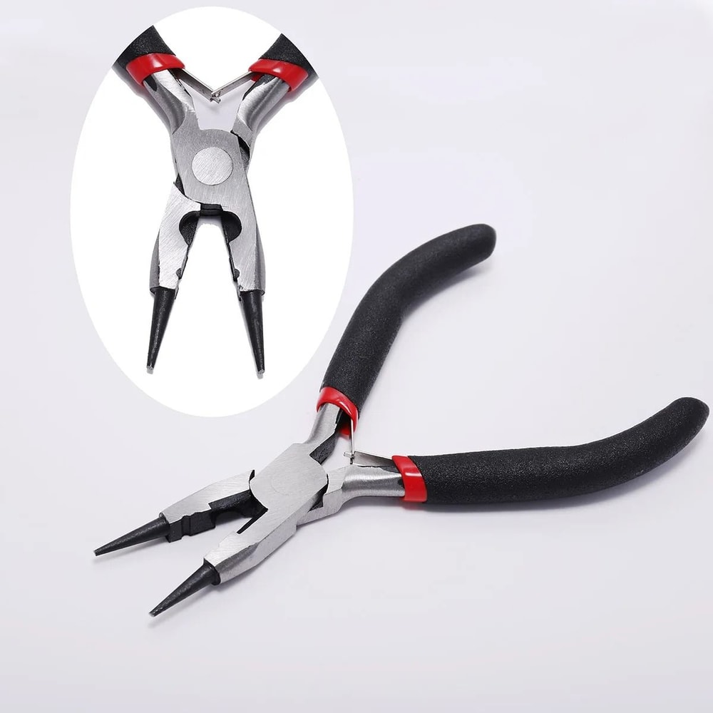 Carbon Hardened Steel Round Nose End Cutting Jewelry Making Pliers Tool 1