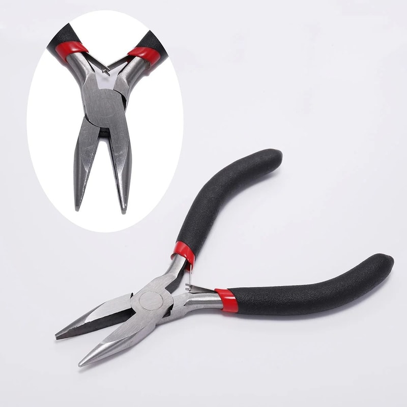 Carbon Hardened Steel Round Nose End Cutting Jewelry Making Pliers Tool 5