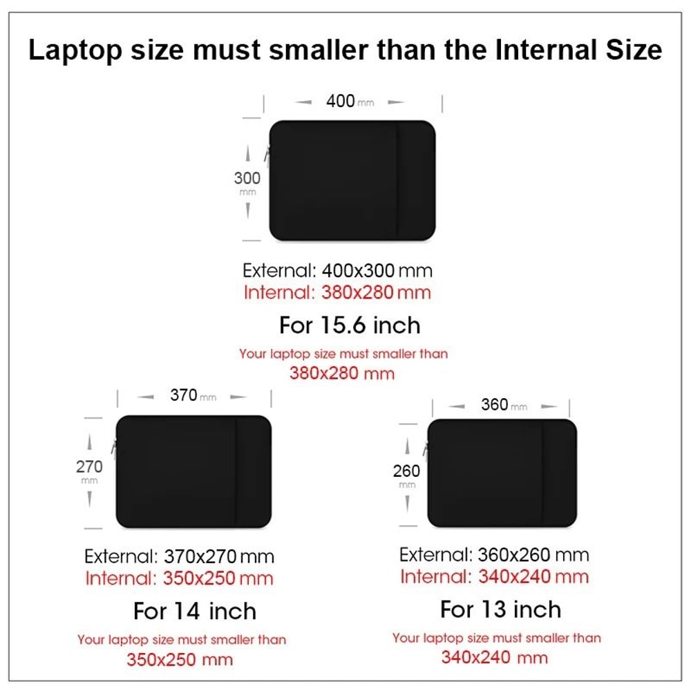 Protective Laptop Sleeve Case For MacBook And Notebook Computers 3
