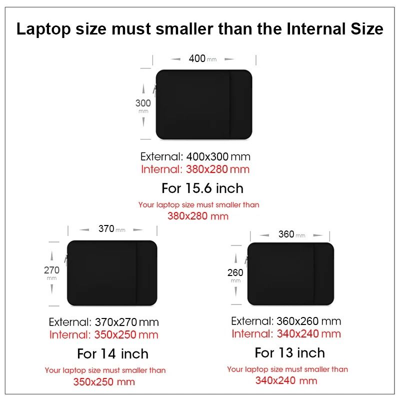 Protective Laptop Sleeve Case For MacBook And Notebook Computers 3