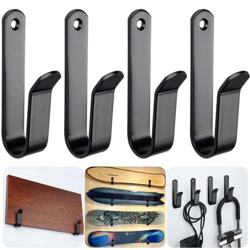 Wall Mounted Snowboard Storage Rack Multifunctional Ski And Surfboard Holder