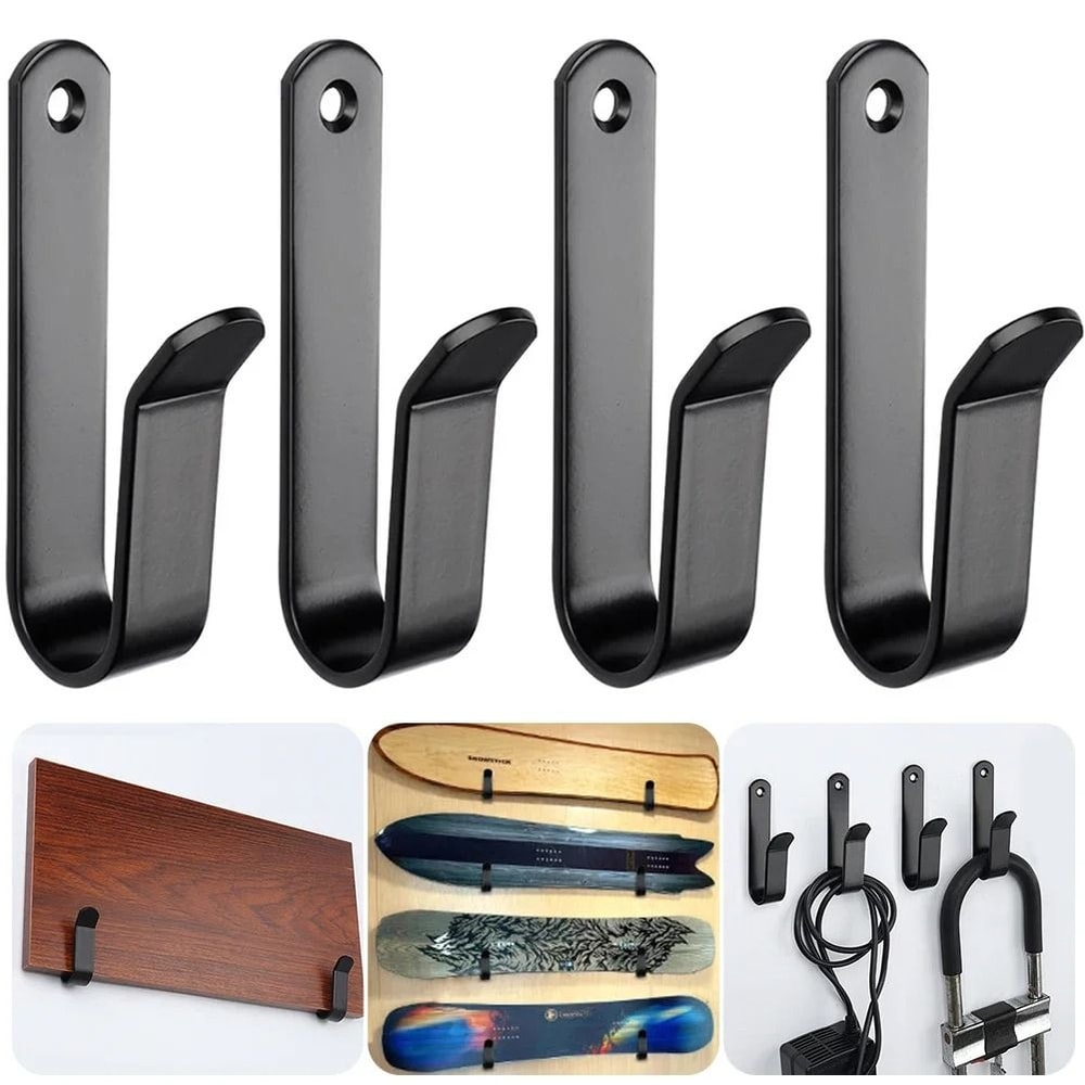 Wall Mounted Snowboard Storage Rack Multifunctional Ski And Surfboard Holder 8
