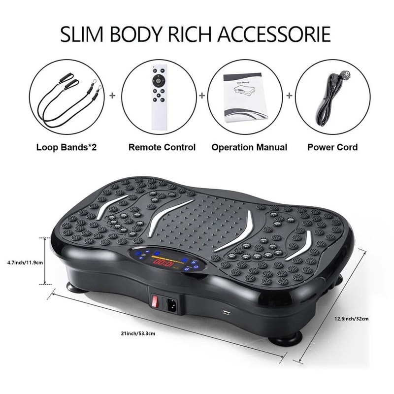 Whole Body Vibration Plate Machine For Fat Burning And Muscle Training 1