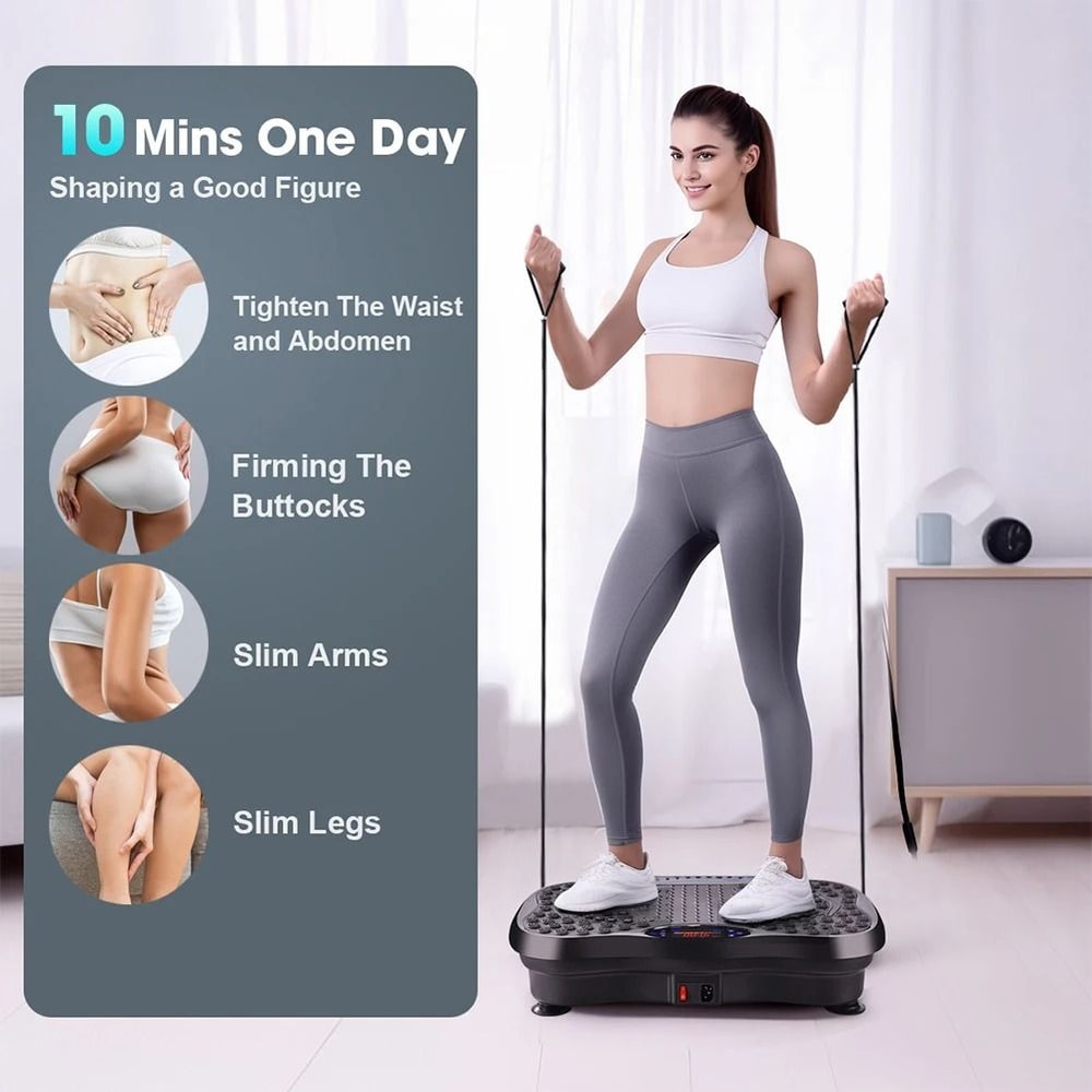 Whole Body Vibration Plate Machine For Fat Burning And Muscle Training 4