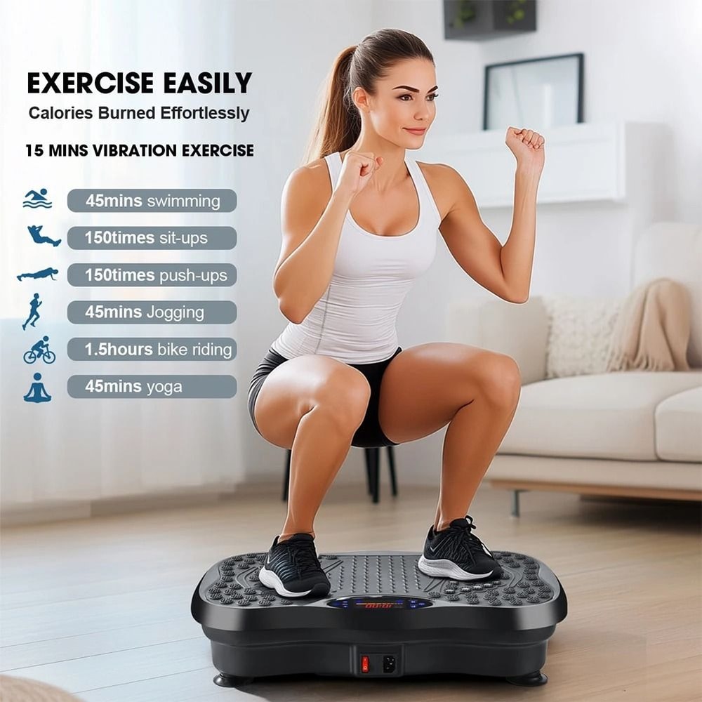 Whole Body Vibration Plate Machine For Fat Burning And Muscle Training 6