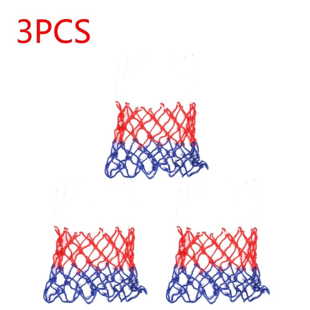 All Weather Basketball Hoop Net Tri Color Net For Kids And Mini Hoops 1
