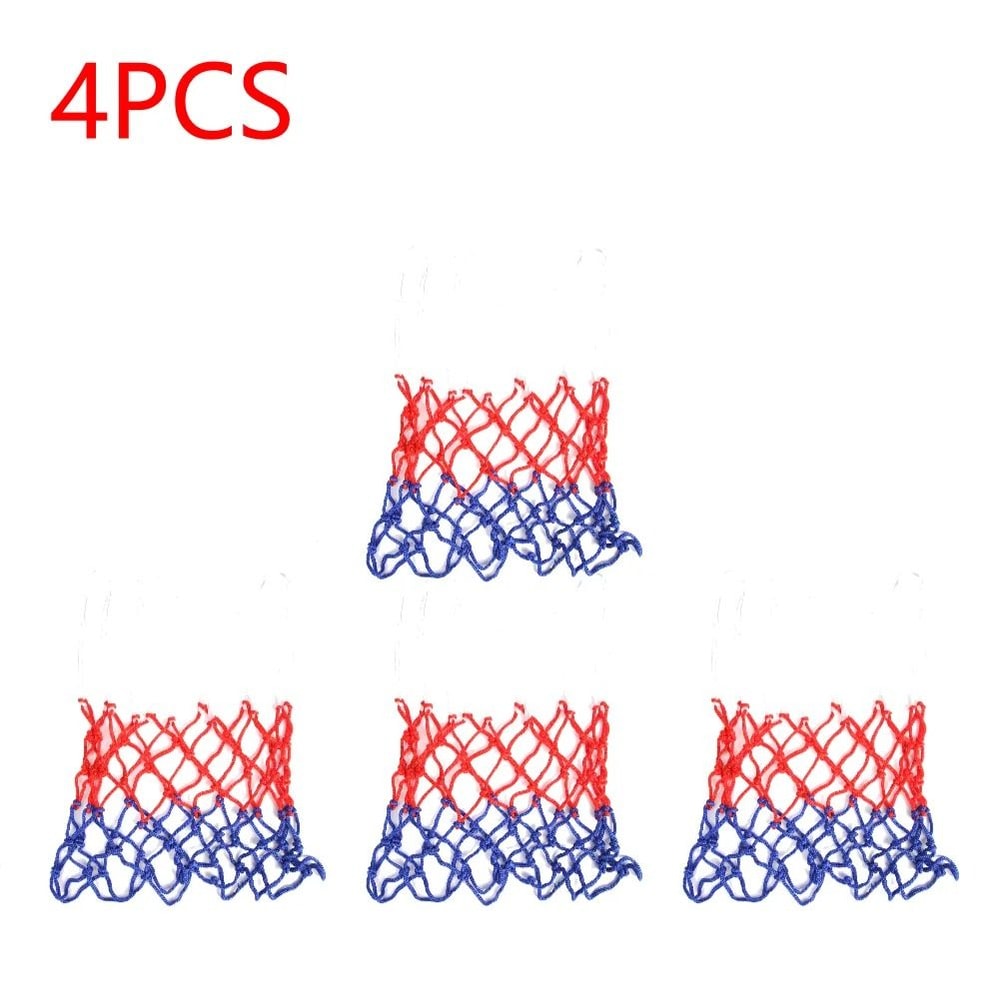 All Weather Basketball Hoop Net Tri Color Net For Kids And Mini Hoops 2