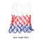 All Weather Basketball Hoop Net Tri Color Net For Kids And Mini Hoops 7