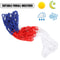 All Weather Basketball Hoop Net Tri Color Net For Kids And Mini Hoops 8